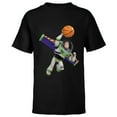 thumbnail image 1 of Disney Toy Story Buzz Lightyear Basketball - Short Sleeve T-Shirt for Kids - Customized-Black, 1 of 5