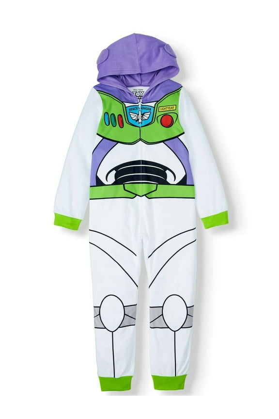 Toy Story Buzz Lightyear Hooded Costume Blanket Sleeper Union Suit Pajama Boy Size 6