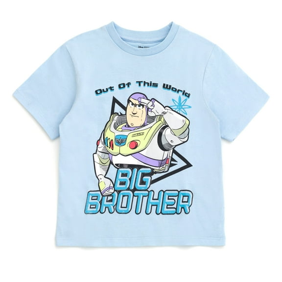 Disney Toy Story Buzz Lightyear Matching Family Drop Shoulder T-Shirt Toddler to Big Kid