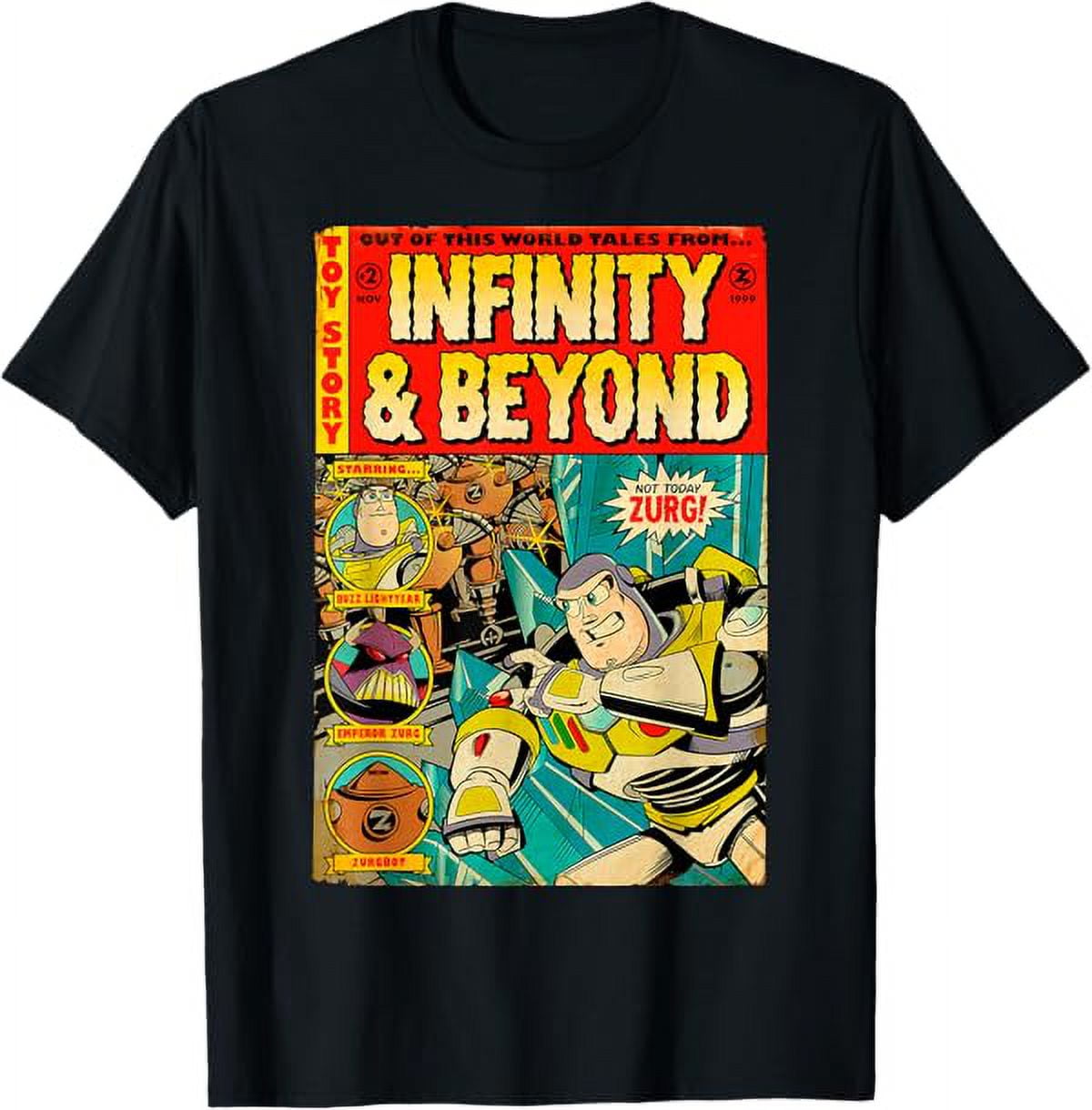 Disney Toy Story Buzz Lightyear Retro Comic Book TShirt