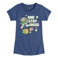 thumbnail image 1 of Disney - Toy Story - Buzz One Step - Toddler & Youth Girls Short Sleeve Graphic T-Shirt, 1 of 5