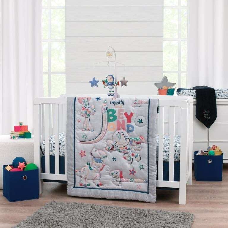 Disney Toy Story Color Crazy 3 Piece Crib Bedding Set