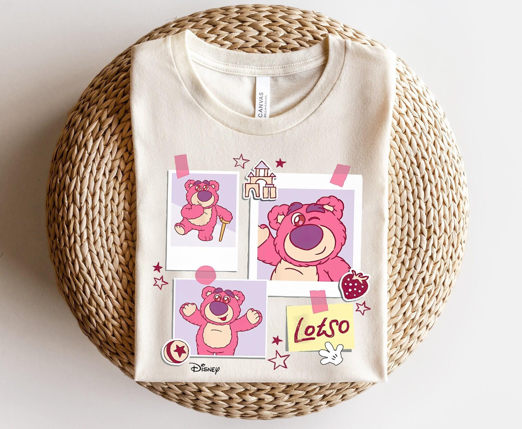 Disney Toy Story Cute Lotso Grid Photos Shirt, Magic Kingdom Unisex T