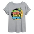 thumbnail image 1 of Disney - Toy Story - Eat Sleep Skate Repete - Juniors Ideal Flowy Muscle T-Shirt, 1 of 5