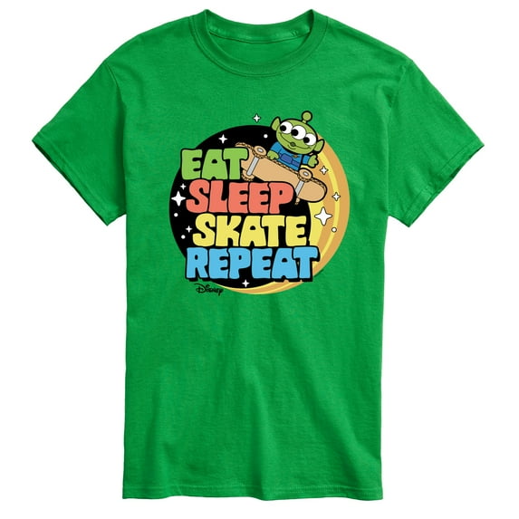 Disney - Toy Story - Eat Sleep Skate Repete - Men's Short Sleeve Graphic T-Shirt