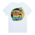 thumbnail image 1 of Disney - Toy Story - Eat Sleep Skate Repete - Toddler & Youth Short Sleeve Graphic T-Shirt, 1 of 5