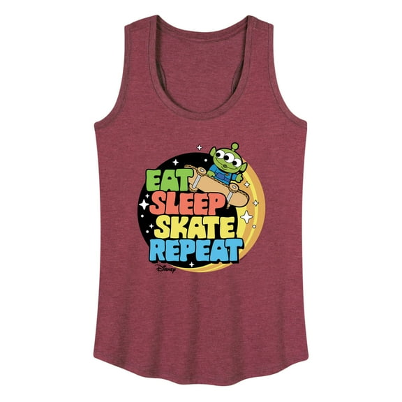 Disney - Toy Story - Eat Sleep Skate Repete - Women's Racerback Tank Top