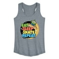 thumbnail image 1 of Disney - Toy Story - Eat Sleep Skate Repete - Women's Racerback Tank Top, 1 of 5