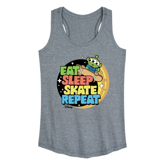 Disney - Toy Story - Eat Sleep Skate Repete - Women's Racerback Tank Top