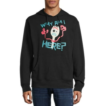 Disney Toy Story Forkie Mens & Big Mens Why Am I Here Hoodie Sweatshirt, Size S-3XL