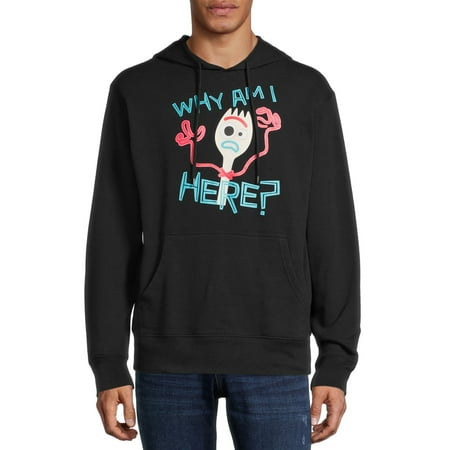 Disney Toy Story Forkie Mens & Big Mens Why Am I Here Hoodie Sweatshirt, Size S-3XL