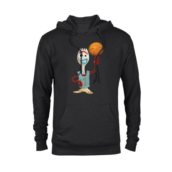 Disney Toy Story Forky Basketball - Pullover Hoodie for Adults - Customized-Black