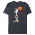 thumbnail image 1 of Disney Toy Story Forky Basketball - Short Sleeve Blended T-Shirt for Adults - Customized-Navy Heather, 1 of 5