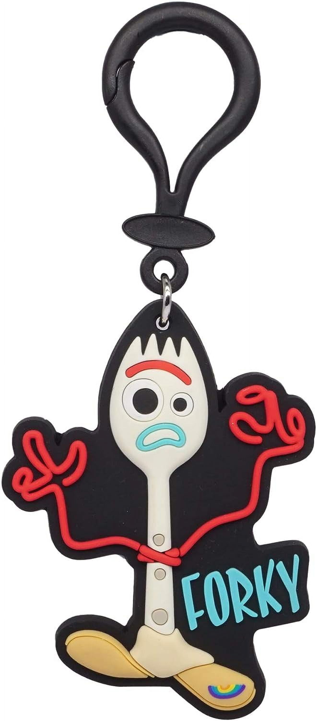 Disney Toy Story Forky Soft Touch ID Tag Bag Clip Toy Story
