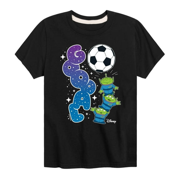 Disney - Toy Story - Goal Aliens - Toddler & Youth Short Sleeve Graphic T-Shirt