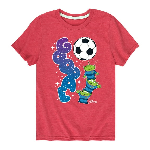 Disney - Toy Story - Goal Aliens - Toddler & Youth Short Sleeve Graphic T-Shirt