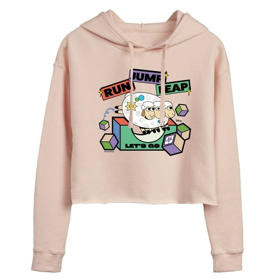 Disney - Toy Story - Gruff Goat Billy Jump - Juniors Cropped Pullover Hoodie