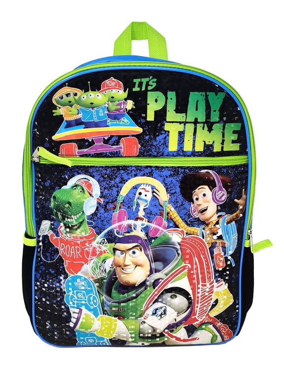 Toy Story "It's Play Time" 16" School Backpack with Front and Side Pockets