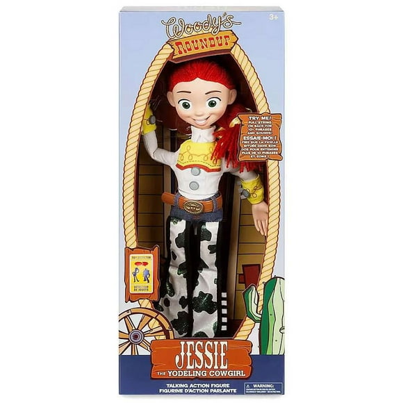 Disney Toy Story: Jessie Talking Action Figure, with 9 Phrases & Interactive Toy Detector Features