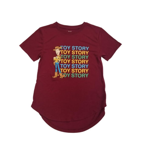 Disney Toy Story Junior Womens Red Cowboy Woody T-Shirt Tee Shirt XL