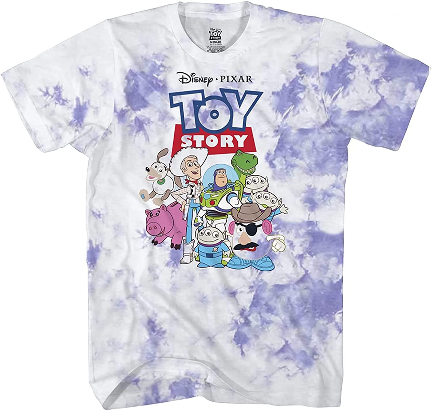 Mens Toy Story Group Shirt - Woody, Buzz Lightyear, Rex & Pizza Planet ...