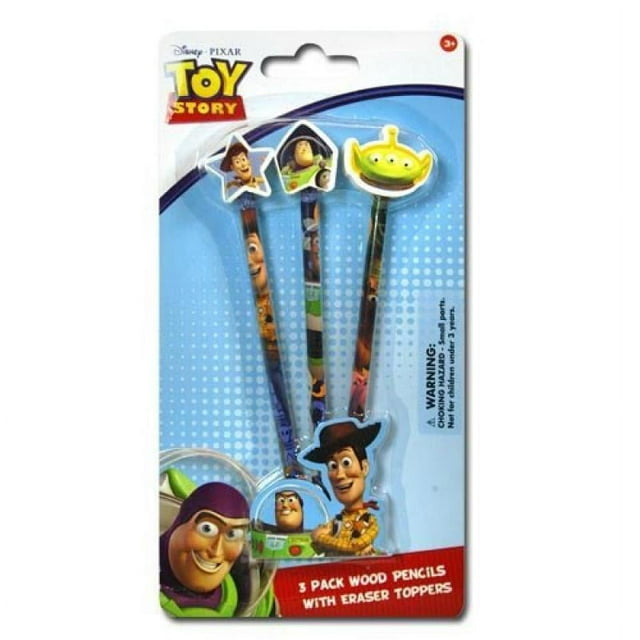 Disney Toy Story Pencils - Toy Story Pencil Set - Toys Story Pencil Set and Eraser Toppers