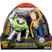 Pixar Toy Story Buzz and Woody 7 Pizza Planet Adventure Figure Set New With Tag