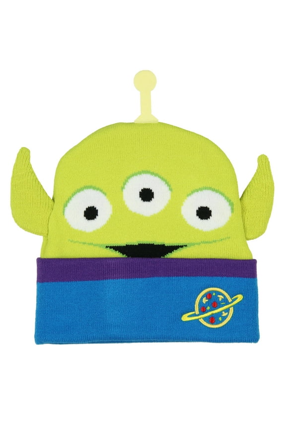 Disney Toy Story Pizza Planet Aliens Beanie 3D Character Design Costume Hat Cuffed Beanie