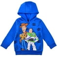 thumbnail image 1 of Disney Toy Story Pullover Hoodie for Kids, Woody and Buzz Hooded Sweater, 1 of 2