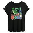 thumbnail image 1 of Disney - Toy Story - Rex This Is How I Roll - Juniors Ideal Flowy Muscle T-Shirt, 1 of 5