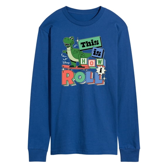 Disney - Toy Story - Rex This Is How I Roll - Men's Long Sleeve T-Shirt