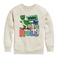 thumbnail image 1 of Disney - Toy Story - Rex This Is How I Roll - Toddler & Youth Crewneck Fleece Sweatshirt, 1 of 5