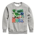 thumbnail image 1 of Disney - Toy Story - Rex This Is How I Roll - Toddler & Youth Crewneck Fleece Sweatshirt, 1 of 5
