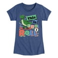 thumbnail image 1 of Disney - Toy Story - Rex This Is How I Roll - Toddler & Youth Girls Short Sleeve Graphic T-Shirt, 1 of 5