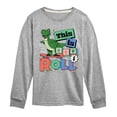 thumbnail image 1 of Disney - Toy Story - Rex This Is How I Roll - Toddler & Youth Long Sleeve Graphic T-Shirt, 1 of 5