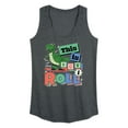 thumbnail image 1 of Disney - Toy Story - Rex This Is How I Roll - Women's Racerback Tank Top, 1 of 5