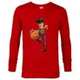 thumbnail image 1 of Disney Toy Story Sheriff Woody Basketball - Long Sleeve T-Shirt for Men - Customized-New Red, 1 of 5