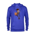 thumbnail image 1 of Disney Toy Story Sheriff Woody Basketball - Pullover Hoodie for Adults - Customized-Royal, 1 of 5