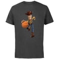 thumbnail image 1 of Disney Toy Story Sheriff Woody Basketball - Short Sleeve Cotton T-Shirt for Adults - Customized-Charcoal, 1 of 5