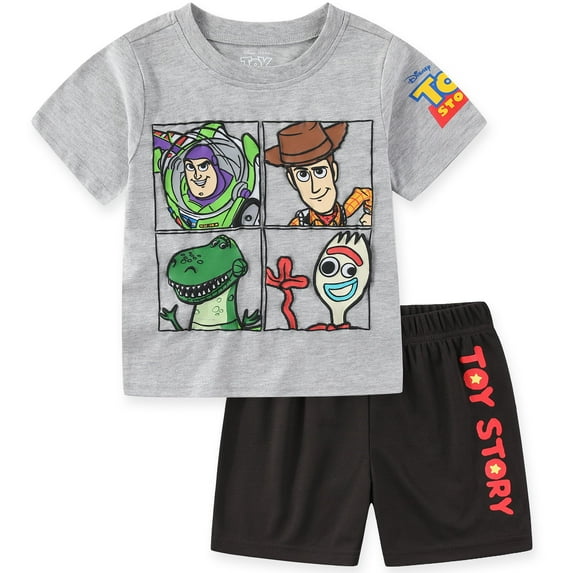 Disney Toy Story Short Sleeve T-Shirt and Shorts Set (Boys), 2 Piece Set, Sizes 2T-7
