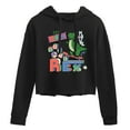 thumbnail image 1 of Disney - Toy Story - Skateboard Rex - Juniors Cropped Pullover Hoodie, 1 of 5