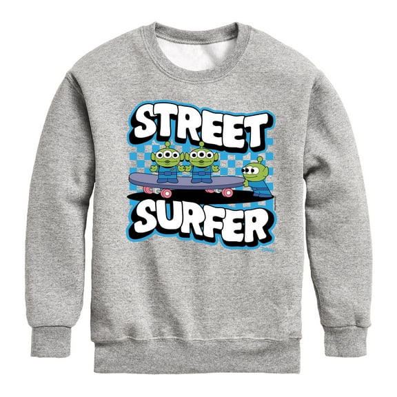 Disney - Toy Story - Street Surfer - Toddler & Youth Crewneck Fleece Sweatshirt