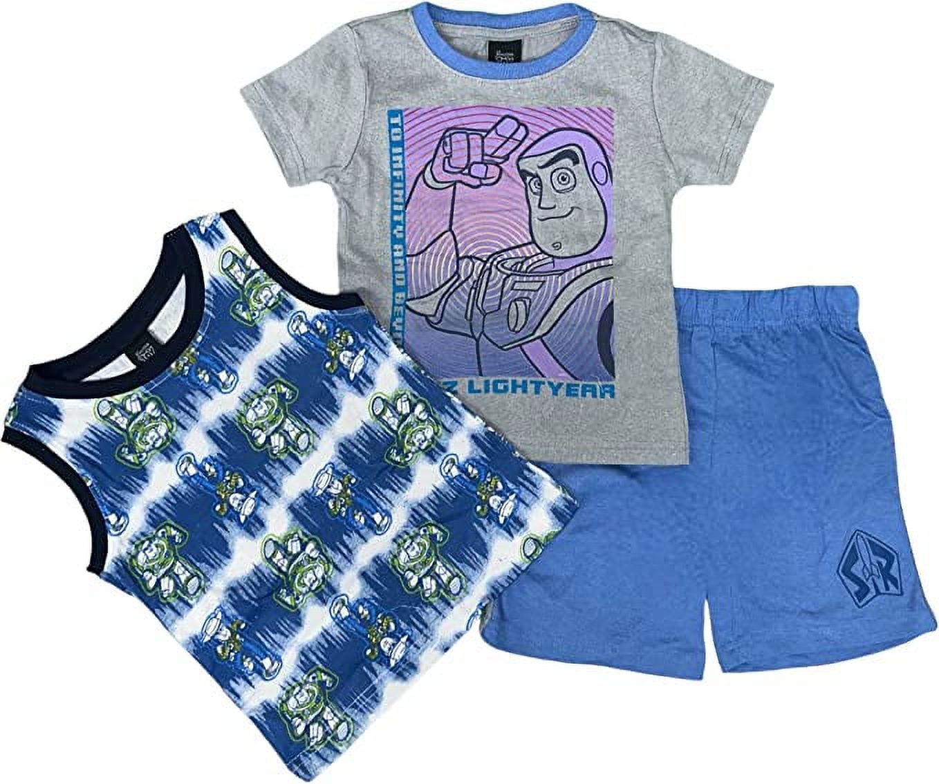 Disney Toy Story Toddler/Little Boys Three-Piece Top & Short Set ...