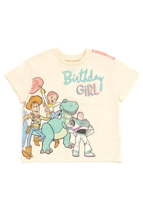 Toy Story Woody Buzz Lightyear Bo Peep Birthday T-Shirt Toddler to Big Kid