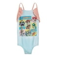 thumbnail image 1 of Disney Toy Story Woody Buzz Lightyear Bo Peep UPF 50+ One Piece Bathing Suit Tie Dye Toddler to Little Kid, 1 of 5