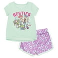 thumbnail image 1 of Disney Toy Story Woody Buzz Lightyear Jessie T-Shirt and French Terry Dolphin Shorts Outfit Set Toddler to Big Kid, 1 of 5