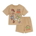 thumbnail image 1 of Disney Toy Story Woody Buzz Lightyear Jessie T-Shirt and Shorts Outfit Set Toddler to Big Kid, 1 of 5