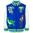 thumbnail image 1 of Disney Toy Story Woody Buzz Lightyear Rex Zip Up Varsity Bomber Jacket Toddler to Little Kid, 1 of 5