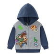 thumbnail image 1 of Disney Toy Story Woody Buzz Lightyear Zip-Up Hoodie (Boys), Sizes 2T-6, 1 of 5