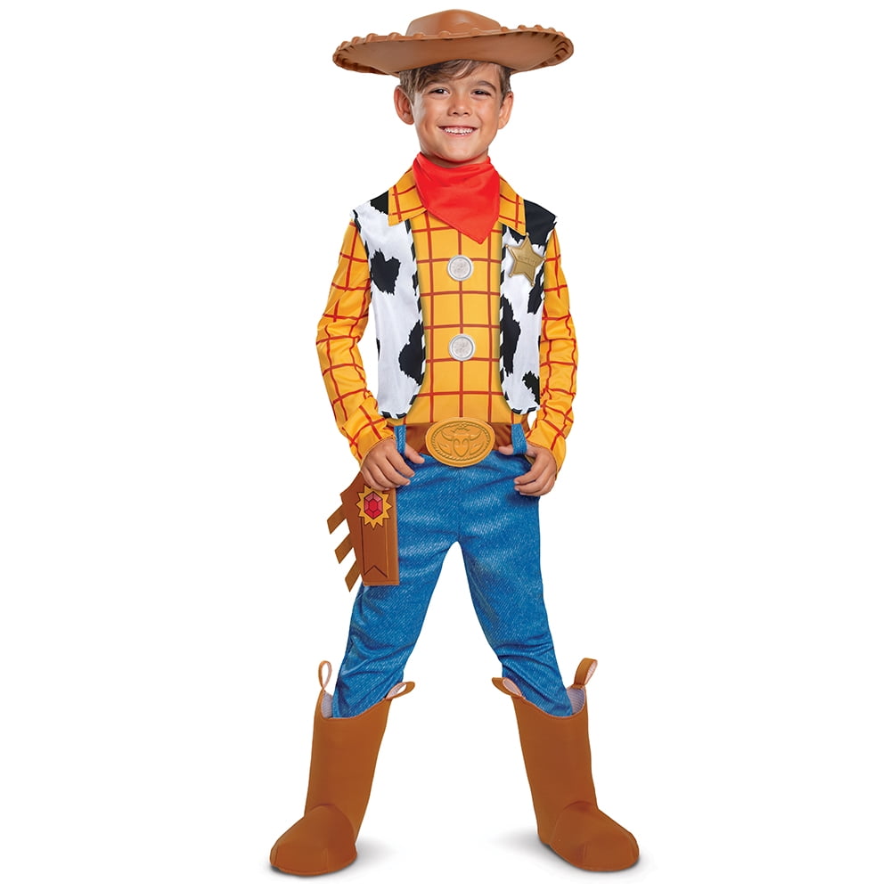 Disney Toy Story Woody Halloween Costume for Toddler, Size 3T- 4T, by Disguise